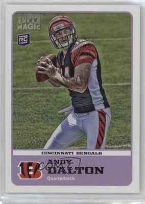 2011 Topps Magic Andy Dalton (Holding Ball with Both Hands) #90 Rookie RC - Image 1 of 2