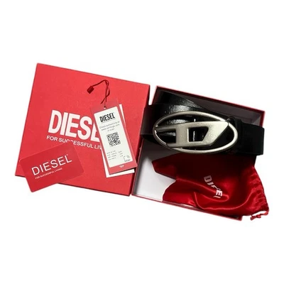 Diesel Gürtel Ledergürtel 85-95cm - Schwarz - Bild 1 von 3