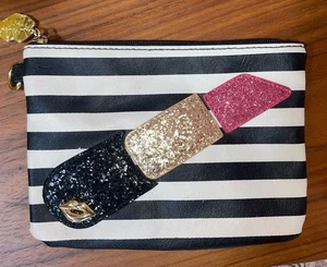 Bolsa de maquillaje Betsey Johnson lápiz labial brillante - Imagen 1 de 3