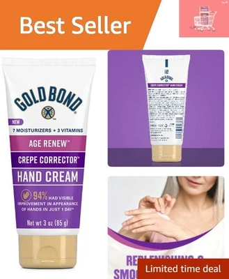 Крем для рук Age Renew без запаха 3 унции - 24-часовое увлажнение для молодых рук - Изображение 1 из 4