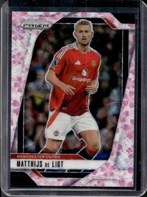 2024-25 Prizm Premier League Matthijs de Ligt Choice Cherry Blossom #1/20 Man U - Image 1 of 2