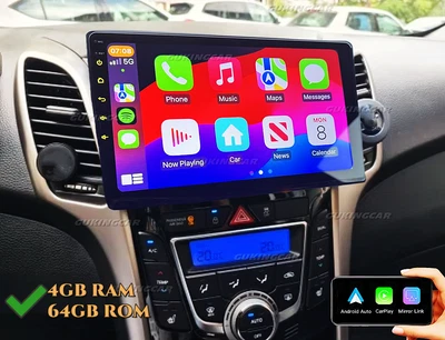 For Hyundai Elantra GT 2013-2017 4+64G Android Stereo Carplay Radio GPS Navi DSP Foto 1 de 4