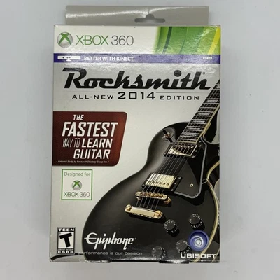 New * Rocksmith 2014 Edition * Game & Cable Included * Xbox 360 * Ubisoft 2013 - Image 1 of 4