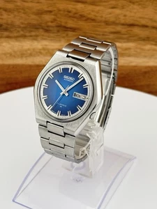 Seiko Automatic 17 Jewel 7009-8079 38mm Sunburst Blue Dial 1977 Herrenuhr 38mm - Bild 1 von 11