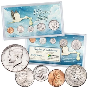 2025 Welcome New Baby United States 5-Coin Year Set Uncirculated with Holder - Picture 1 of 5