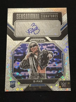 2023 WWE Panini Prizm - B-FAB Sensational Signature SN-BFB Under-Card RC Auto - Image 1 of 2