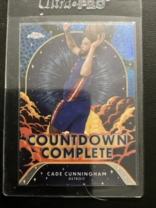 2024-25 Topps Chrome Cade Cunningham Countdown Complete Blue Basketball #CC-10 - Picture 1 of 2
