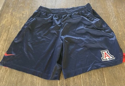Arizona Wildcats NCAA Basketball Nike Dri Fit Shorts For Men Size XL Color Blue - Image 1 of 4