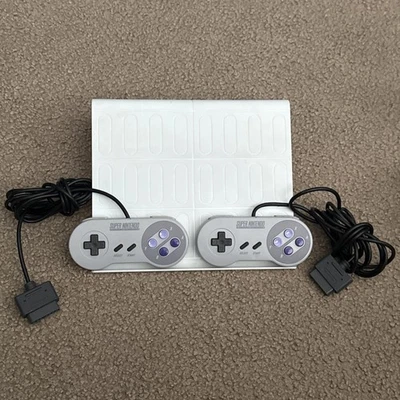 set of 2 SNES Super Nintendo Original Controller Authentic OEM SNS-005 Tested - Image 1 of 4