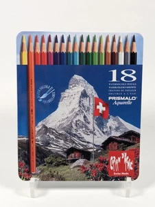 Caran D'ache Prismalo Watercolour Pencil 18 Colour Tin Water Soluble - Picture 1 of 9