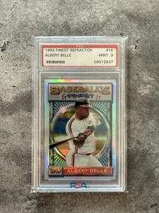 1993 Finest Refractor Albert Belle #16 PSA 9 NICE - Picture 1 of 2