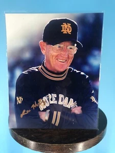 Lou Holtz signiertes Notredame 8 x 10 Foto authentifiziert in Plastik neuwertig - Bild 1 von 4