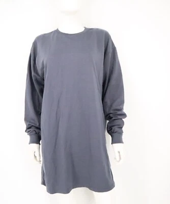 Pretty Little Thing Oversized Sweater Sweatshirt Jumper Dress Size 12 Charcoal - Image 1 of 4