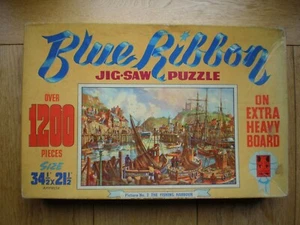 1200 PIECE JIGSAW PUZZLE -TOWER PRESS (Blue Ribbon) - The Fishing Harbour - Picture 1 of 1