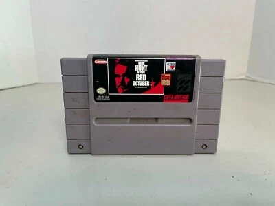 The Hunt for Red October Super Nintendo Entertainment System, 1993 Used Tested - Image 1 of 2