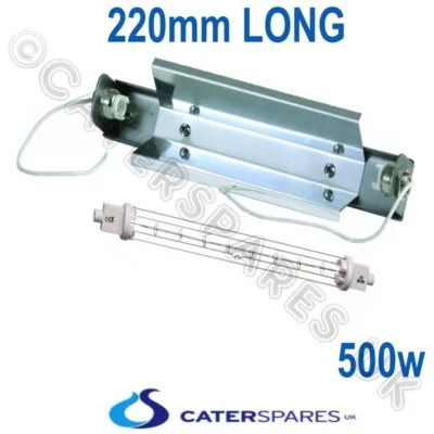 CSUK CATERING PUSH FIT WÄRMELAMPE GANTRY LICHT HALOGEN INFRAR GLÜHBIRNE KOMPLETT SET KIT