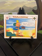 1990 Upper Deck Comic Ball Porky Pig and Charlie Dog #39