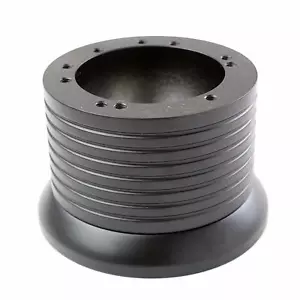 Chevy 1995-2002 camionetas tamaño completo billete negro adaptador de volante de 5 y 6 orificios - Imagen 1 de 24
