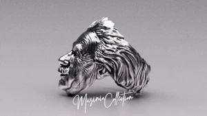 Anillo Albert Einstein plata de ley 925 - Imagen 1 de 3