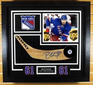 Rick Nash New York Rangers Signed Autographed Stick Blade Frame Display - Picture 1 of 2