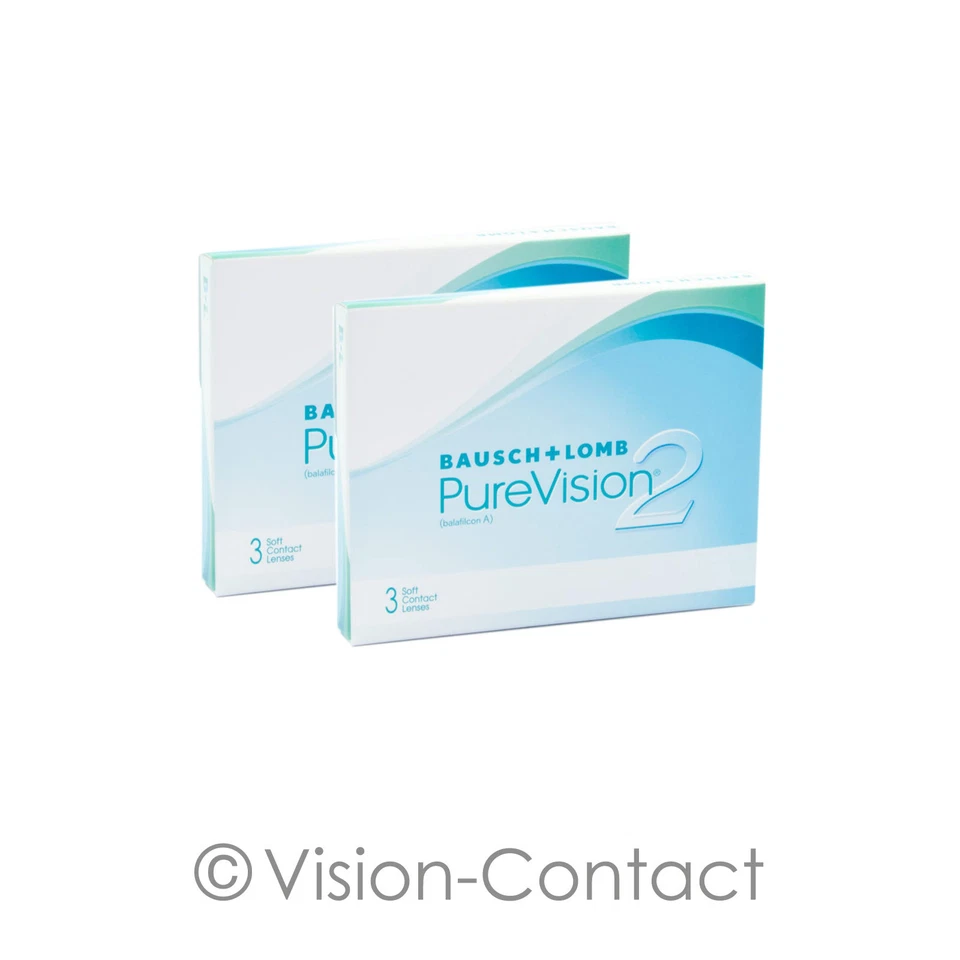 PureVision 2 HD 2 x 3 sphärische Kontaktlinsen Monatslinsen von Bausch + Lomb - Bild 1 von 1