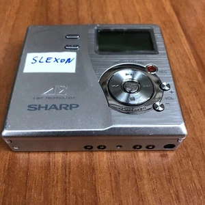 Grabadora MD portátil Sharp MD-DR77-s plata para piezas no funciona - Imagen 1 de 6