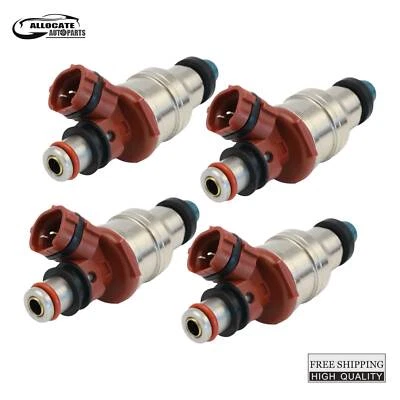4X Fuel Injector For 89-95 Toyota Pickup 4Runner 2.4L 4 Cyl FI 22RE VIN: BW48K4 Foto 1 de 4