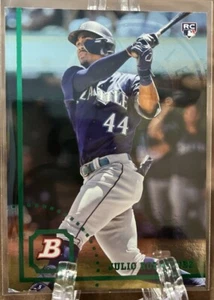 2022 Bowman Heritage JULIO RODRIGUEZ BASE FOIL VARIATION ROOKIE RC SP - Picture 1 of 2