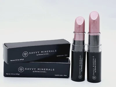 Savvy Minerals By Young Living Lipstick Color Wish. QTY:2 - Image 1 of 4