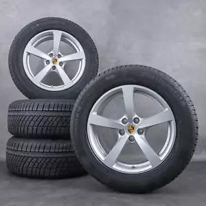 Llantas originales Porsche 18 pulgadas Macan S ruedas de invierno neumáticos de invierno llantas de aluminio NUEVAS - Imagen 1 de 3