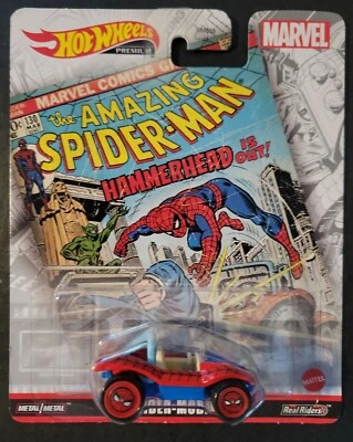 Hot Wheels Retro Entertainment Marvel Spider-Man Spider-Mobile Vehículo Premium  Foto 1 de 4