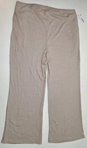 Sonoma Maternity Pajama Lounge Pants Wide Leg Beige Soft Knit w/Pockets - Sz. XL - Picture 1 of 8