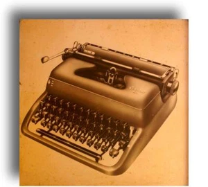 Vintage 1960S Everest K2 Typewriter Advertising Model 2 - Picture 1 of 5
