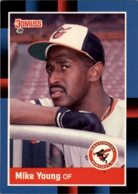 1988 Donruss Mike Young #396 - Image 1 of 2