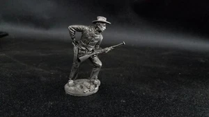 Zinnfigur Wild Wild West Cowboy 54 mm im Maßstab 1:32. Unbemalt - Bild 1 von 3