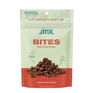 New Jinx Beef Bites, Natural Soft Jerky Dog Treats, 5 oz Bag - Picture 1 of 9