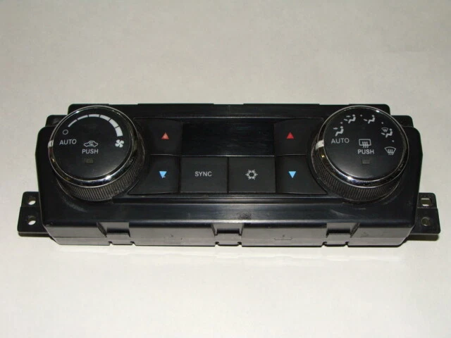 2011-2012 DODGE RAM TRUCK 1500 HEATER AC DUAL ZONE TEMPERATURE CONTROL 55111291 - Image 1 of 4