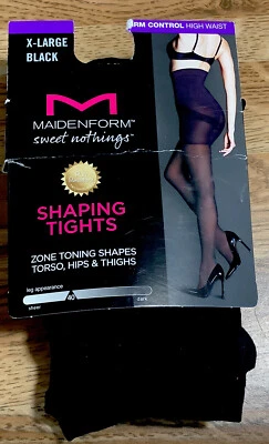 MALLAS MODELADORAS MAIDENFORM SWEET NOTHING Negras Cintura Alta Control Firme XL 170-210 Foto 1 de 4