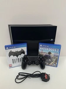 2TB Sony PlayStation 4 Black Console + 2 Games Bundle - USED - Fair Cnd. - Picture 1 of 24