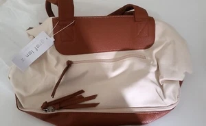 Borsa da viaggio Graf Lantz donna tutta vera borsa weekend CL8 marrone/beige - Foto 1 di 4
