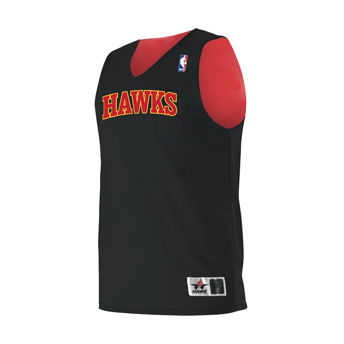 ADULT REVERSIBLE MESH JERSEY, TWO COLOR SLIM SHOULDER w/NBA OFFICIAL LOGO, S-2XL - Image 1 of 1