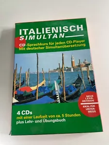 Italienisch Simultan CD Sprachkurs Arbeitsbuch und 4 CD‘s - Bild 1 von 3