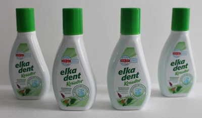 ELKADENT elka dent Kräuter Mundwasser Konzentrat 4 x 125 ml = 500 ml