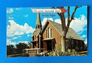 Las Vegas Nevada Little Church of the West Hochzeitskapelle Vintage Ankündigung - Bild 1 von 3