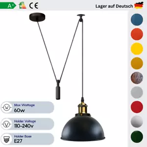 Retro Spinne Hängelampe Pendelleuchte Vintage Deckenleuchte Industrie Design E27 - Bild 1 von 20