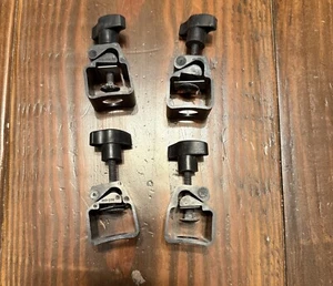 Thule 4x 853-2156 Square Bar Clamp On Rook Ski Rack Mounts w/ hardware - Bild 1 von 3
