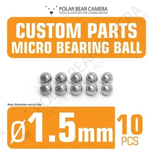 1.5mm Steel Balls for Camera Lenses Aperture Click Ring Repair [10 PCs] UK STOCK - Picture 1 of 2