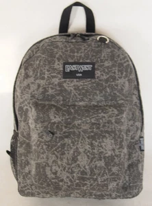 Canvas Backpack School Pack Day Bag Gray Hiking Camp Camping Travel Rucksack - Picture 1 of 7