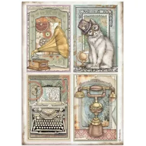 PAPEL ARROZ STAMPERIA A4 - DAMA VAGABUNDA ESTILO DE VIDA - TARJETAS, DECOUPAGE - Imagen 1 de 1