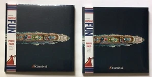 Carnival Cruise Line Photo Folio Album Holds 2 8x10 Each NEW SEALED Lot of 2 - Picture 1 of 2